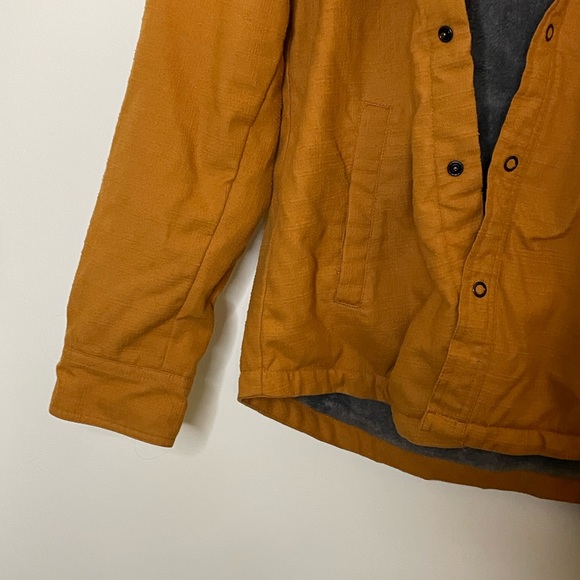 L.L. Bean Men's Katahdin Performance Shacket Burnt Orange Fleece Lined - Picture 6 of 8